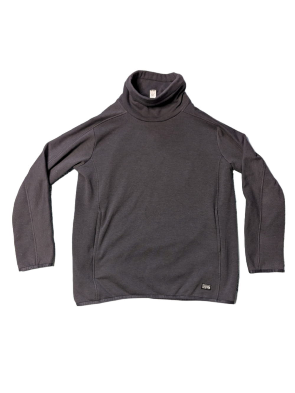 Mountain Hardwear Camplife Fleece Pullover Charcoal Gray Turtleneck Women's Size